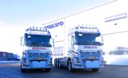 Vognmand i Skibby har fet to nye fire-akslede Volvo-lastbiler
