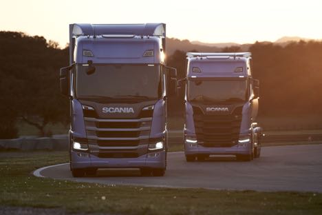 Scania lftede slret for sine nye lastbiler