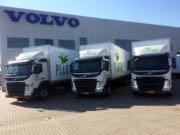 Blomstertransport folder sig ud i tre nye lastbiler