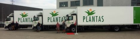 Blomstertransport folder sig ud i tre nye lastbiler
