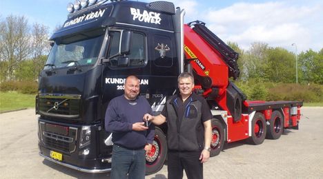 Kranbilen har 700 hestekr�fter