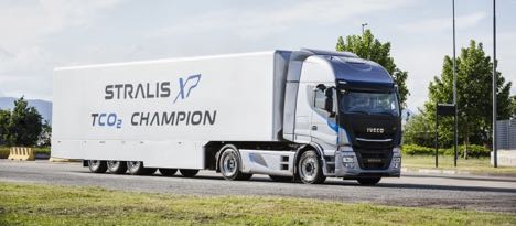 Iveco�s nye Stralis k�rer ogs� ud i naturen med gas