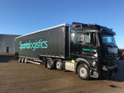 Logistik-firma i Aarhus har fet nedbygget gardintrailer