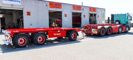 Den tre-akslede anhnger er overfrt til Sydvestjylland