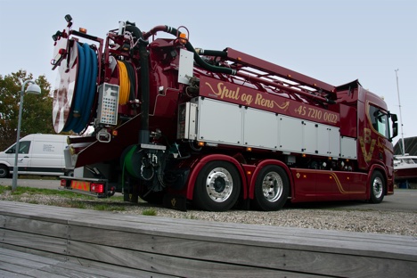 Slamsugeren er bygget op over en s�rlige udgave