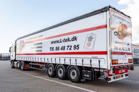 Gardintrailer og laserskæring kører sammen