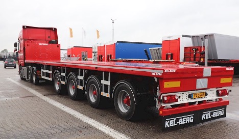 Fire-akslet trailer kan bære svære laster