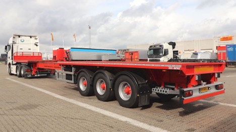 Svrlasttrailer med udtrk blev trukket til Odsherred