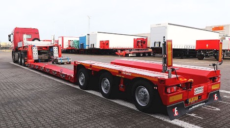 Maskinstation p Lolland har hentet udenlandsk sengetrailer i stjylland