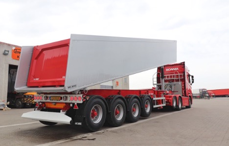 Fynsk transportfirma tipper med ny tip-trailer