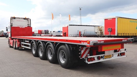 Shipping-virksomhed er k�rt fra Hedensted med sv�rlasttrailer