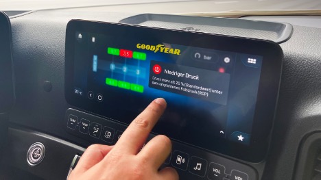 Dktryks-app er blevet integreret med lastbil-app