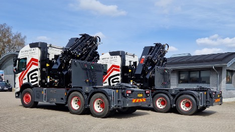 Stålvirksomhed i Grædstrup fik svensk stål med hjul, motorer og kraner