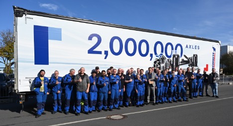 Tysk trailerproducent har nået 2.000.000 aksler