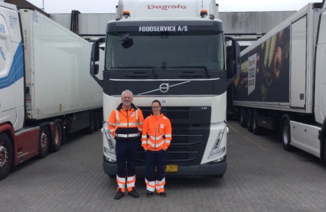 Fredy og Nadja skal dele ny Volvo FH