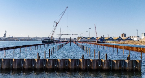 Omniterminal i Aarhus har n�et sin fulde l�ngde