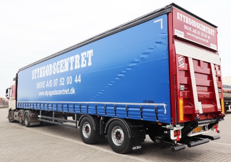 Stykgodscenter i Skive har f�et ny seks nye city gardintrailere